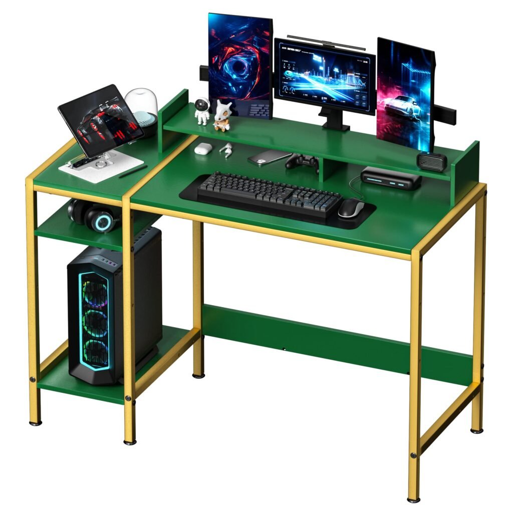 Top Desks with Monitor Mounts, Speaker Stands, and More for Streamers and Content Creators