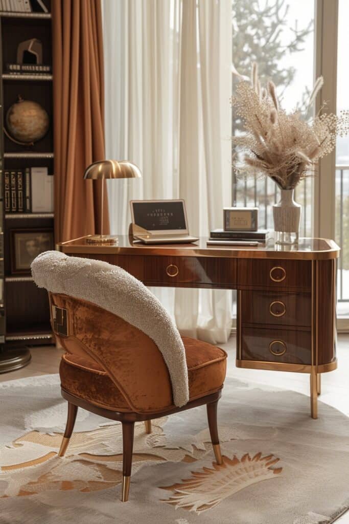 Art Deco Inspired Desk Decor