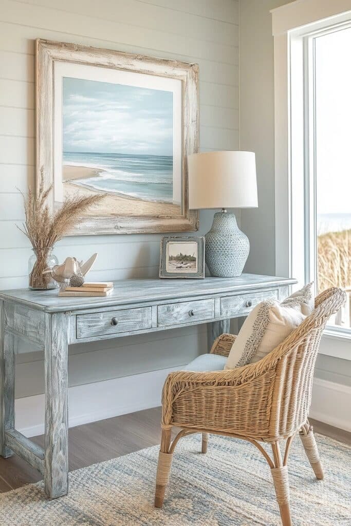 Coastal Inspired Study Space