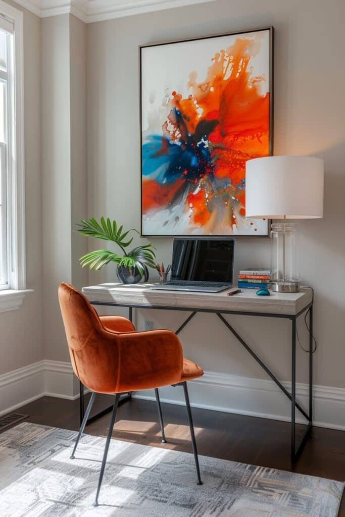 Contemporary Artistic Desk Accents