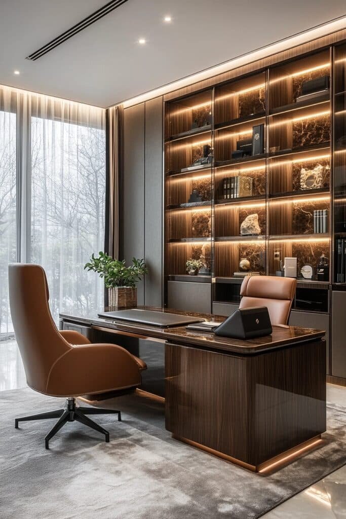 Contemporary Executive Suite at Home