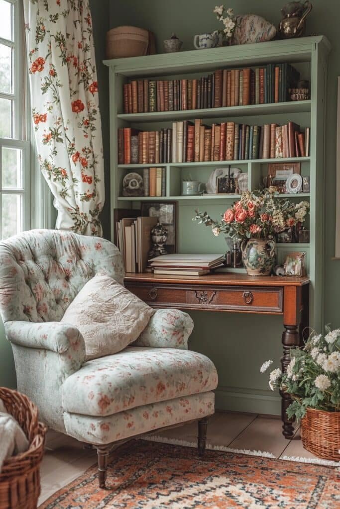 Cozy Cottage-Style Home Office