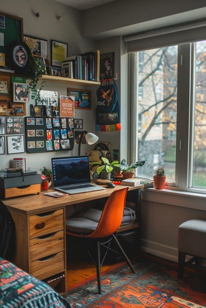 Creative Dorm Room Desk Layouts