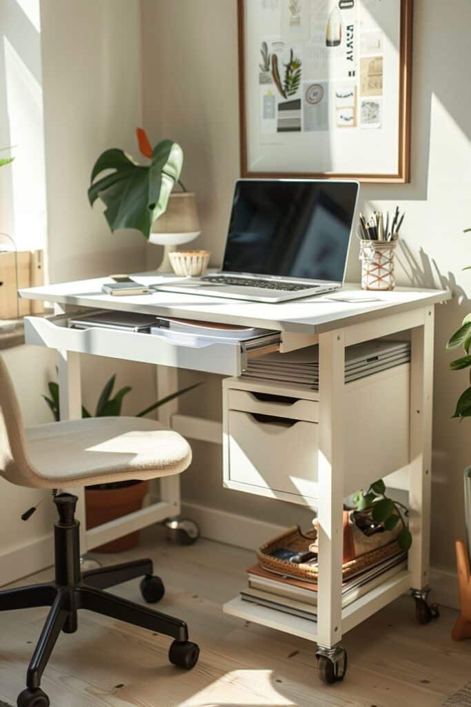 Desk on Wheels
