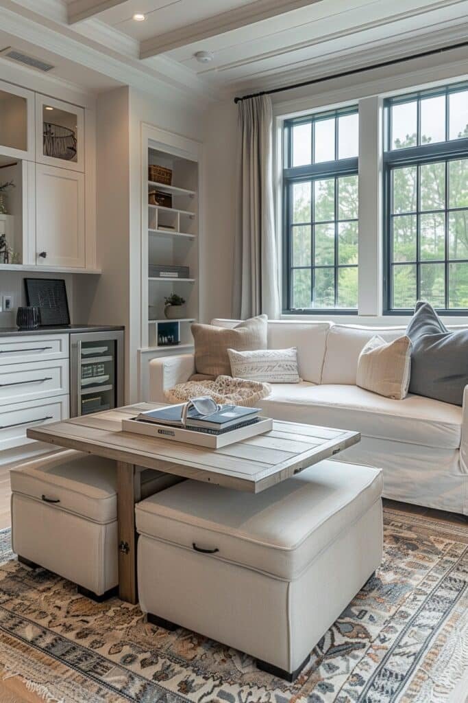 Dual-Purpose Coffee Table Desks