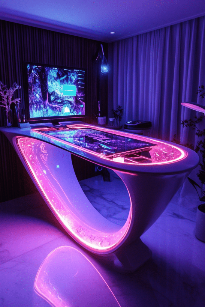 Futuristic Study Room Design