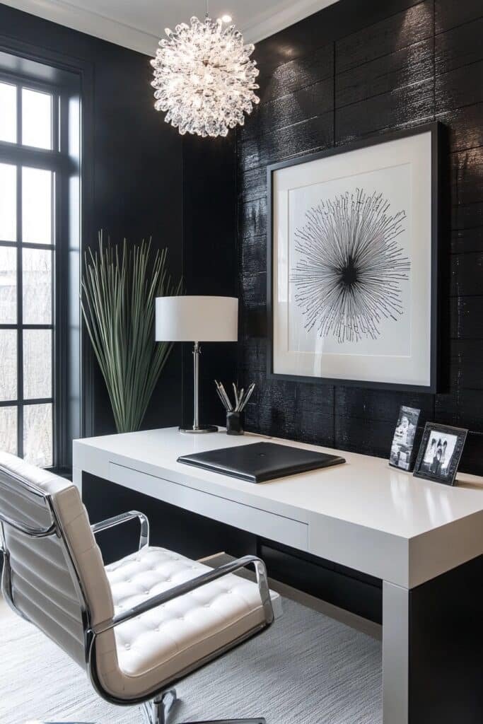 High-Contrast Modern Office