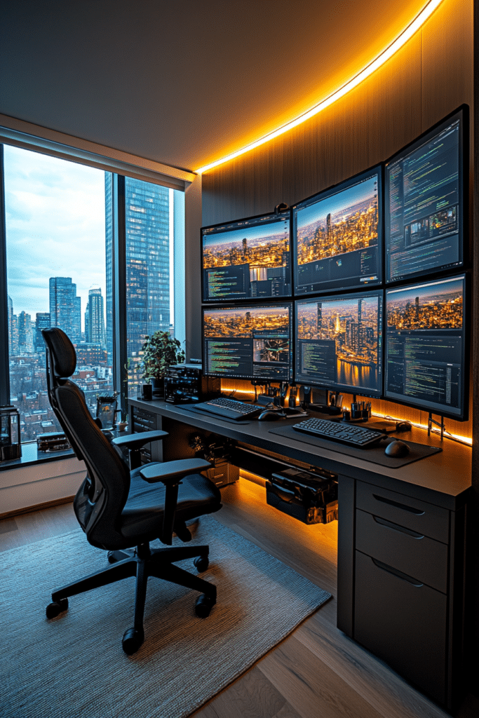 High-Tech Command Center