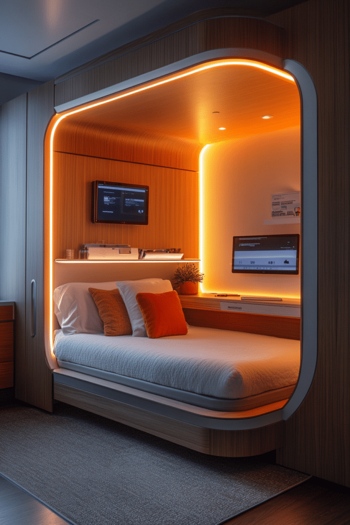 High-Tech Office Guest Space