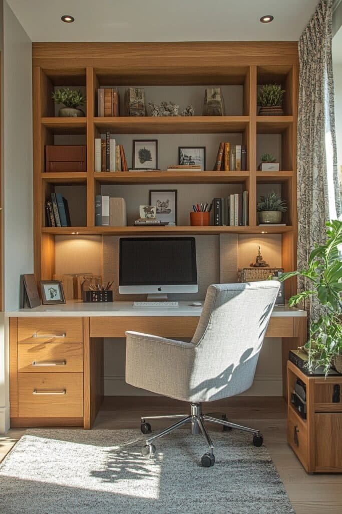 Home Office with Multifunctional Furniture