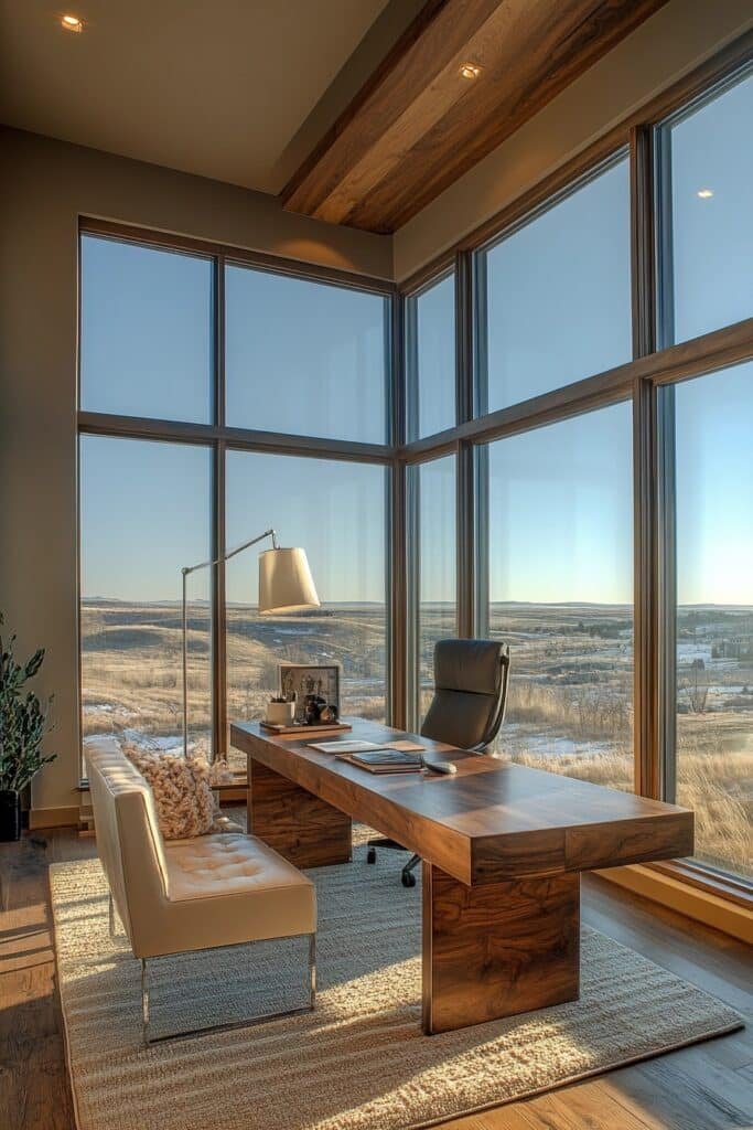 Home Office with Panoramic Views