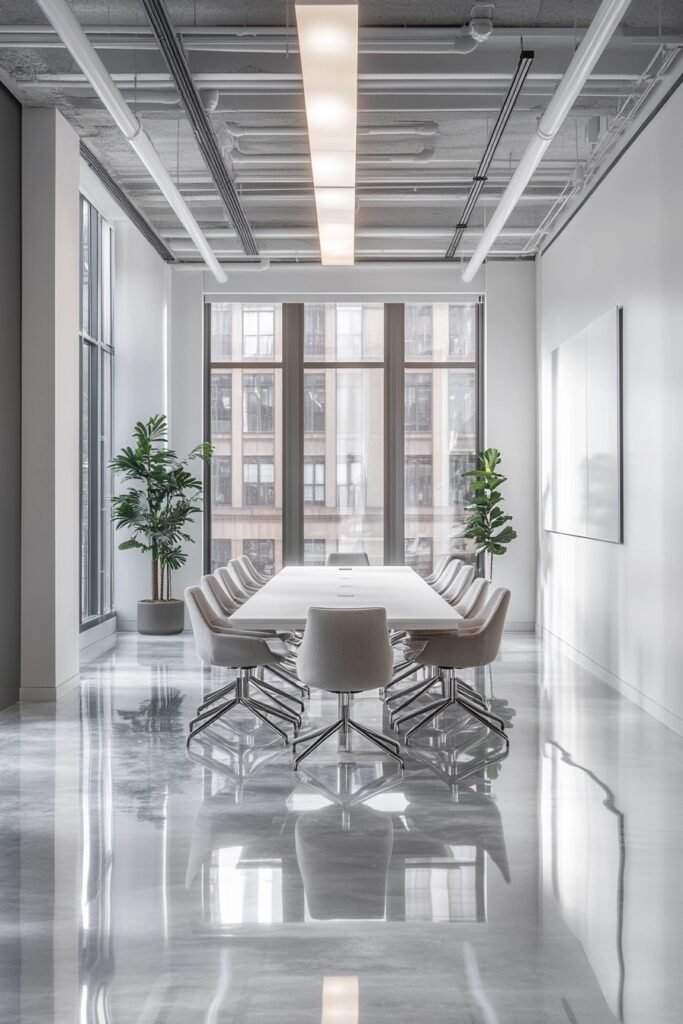 Modern Minimalist Conference Room
