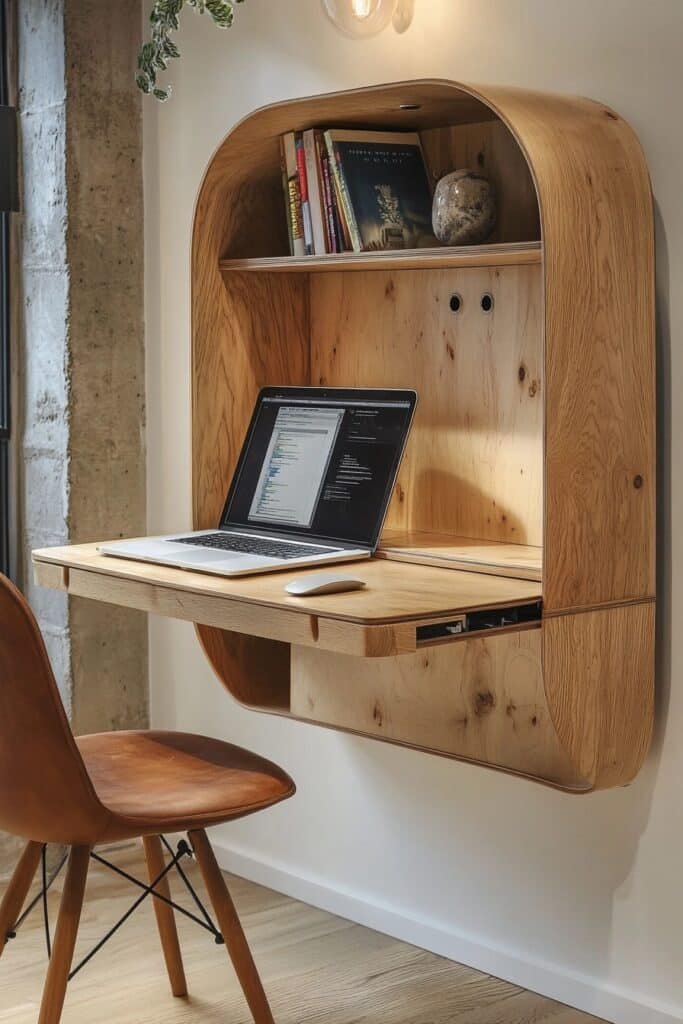 Neat Hidden Corner Desk