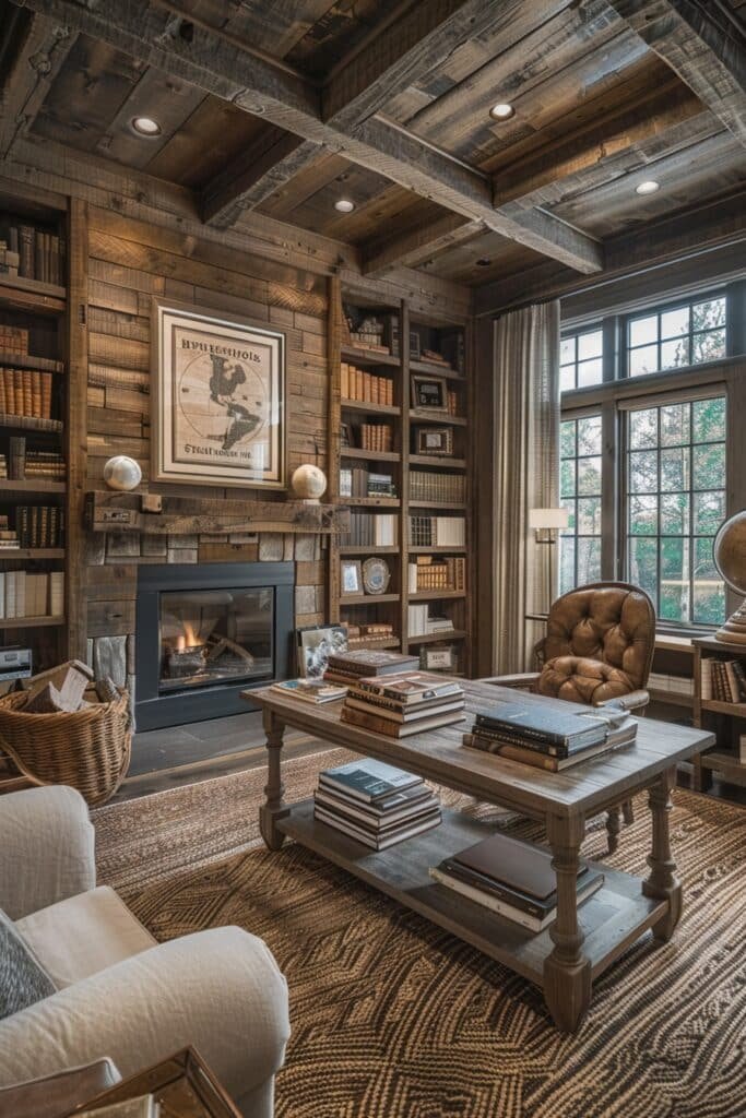 Rustic Charm Study Areas