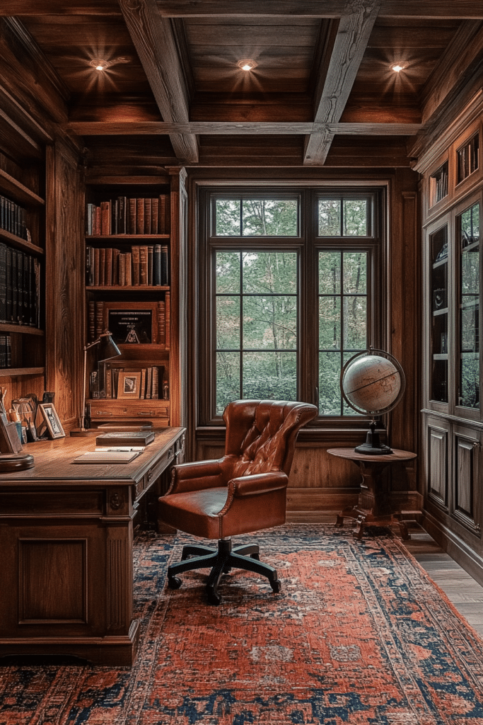 Rustic Charm Study Room