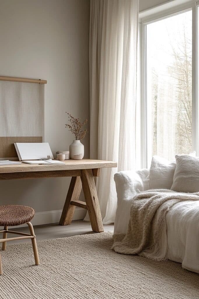 Scandinavian Simplicity Study Room