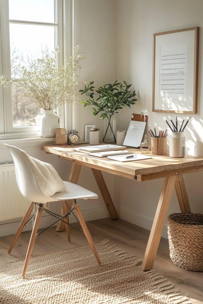 Scandinavian Style Corner Desk