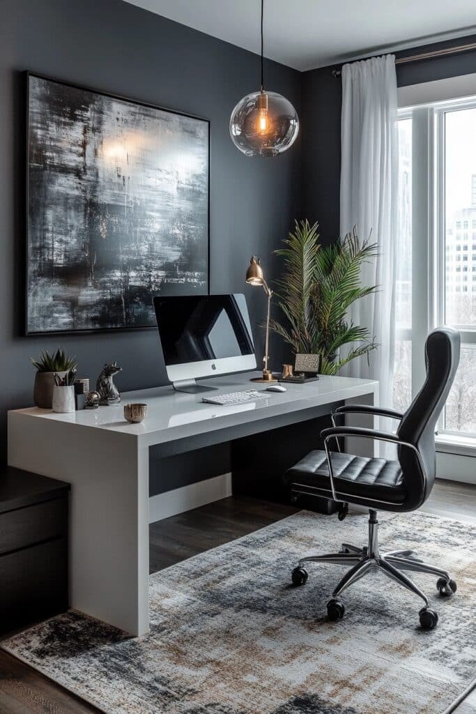 Sleek Modern Office Setup