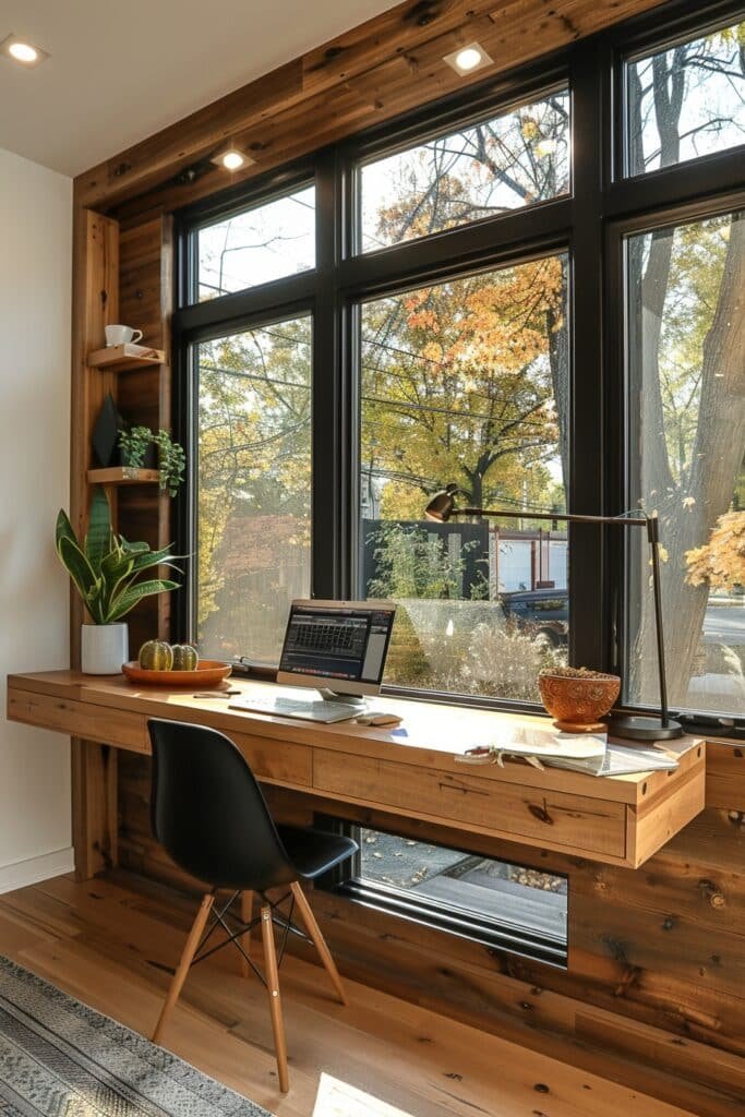 Space-Saving Wall-Mounted Desk Designs