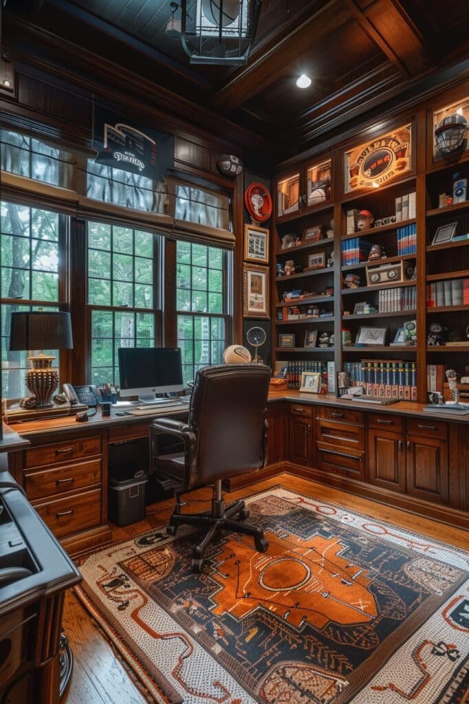 Sports-Themed Study Desk Ideas