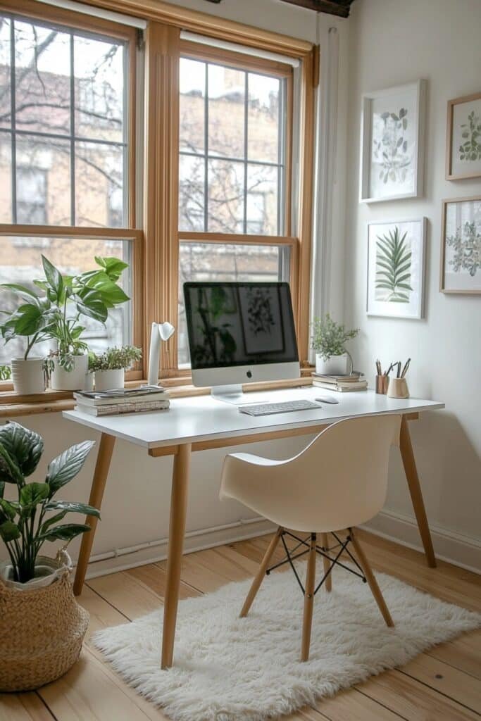 Subtle Scandinavian Home Office