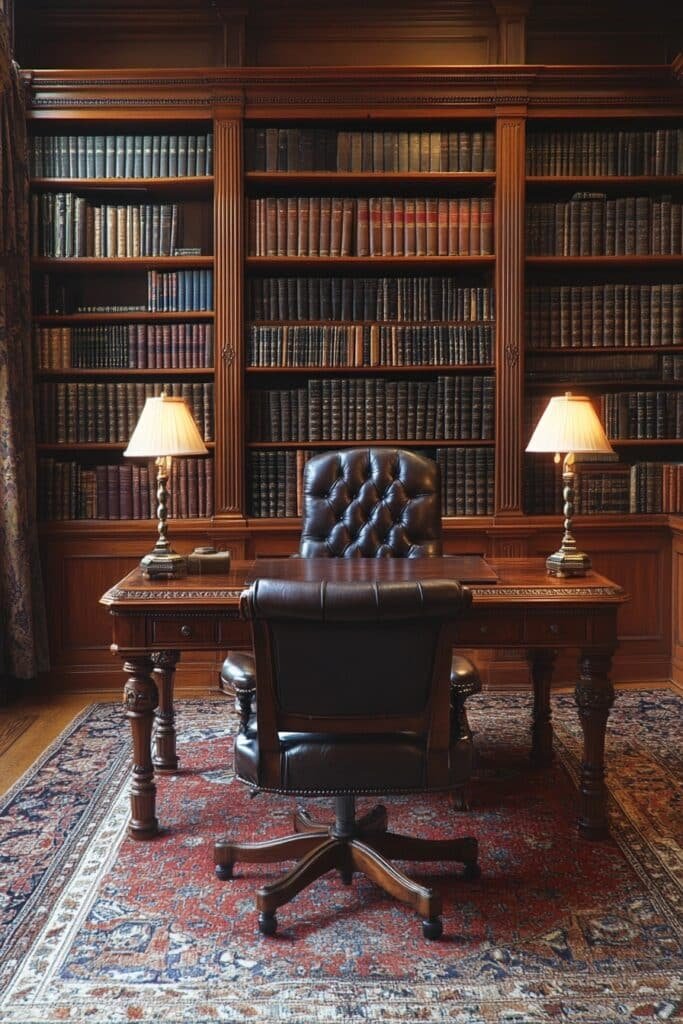Traditional Formal Study Room