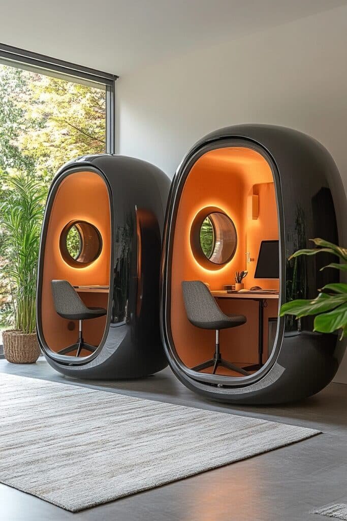 Twin Pod Workspace for Privacy