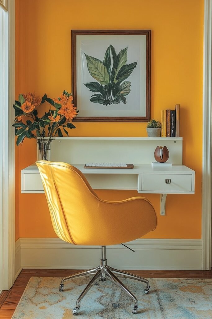 Wall-Mounted Desk Corner