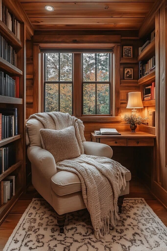 Warm and Inviting Reading Nook