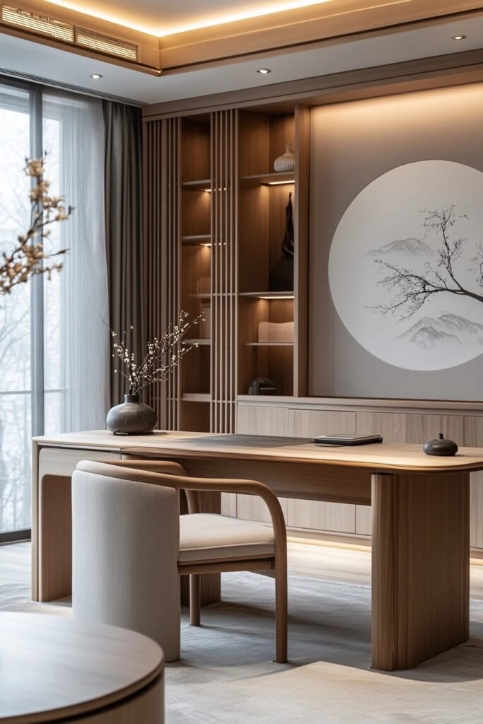 Zen-Inspired Modern Office