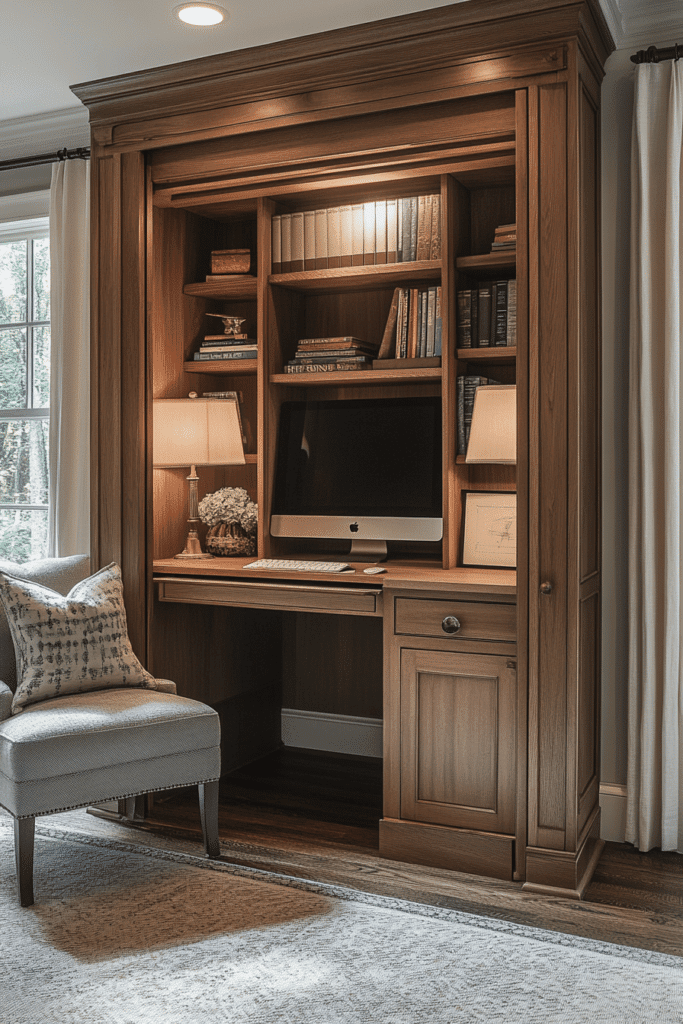 Hidden Desk Cabinet