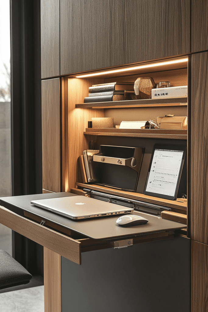 Retractable Office Setup