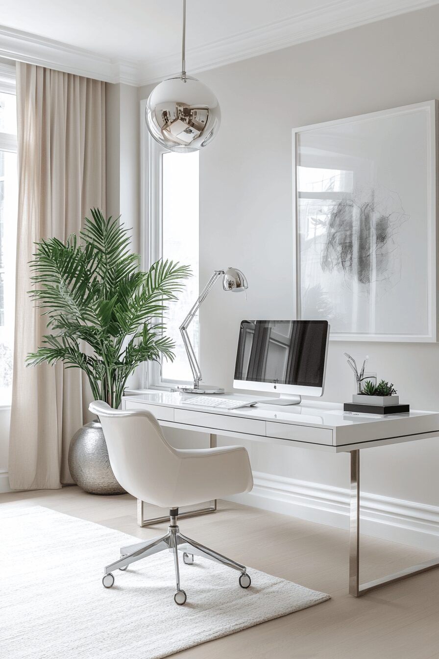 29 White Office Inspo Makeovers to Upgrade Your Workflow