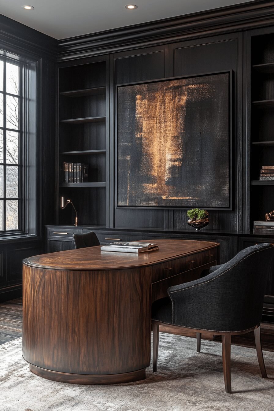 29 Moody Home Office Makeovers That Turn Work into a Mood