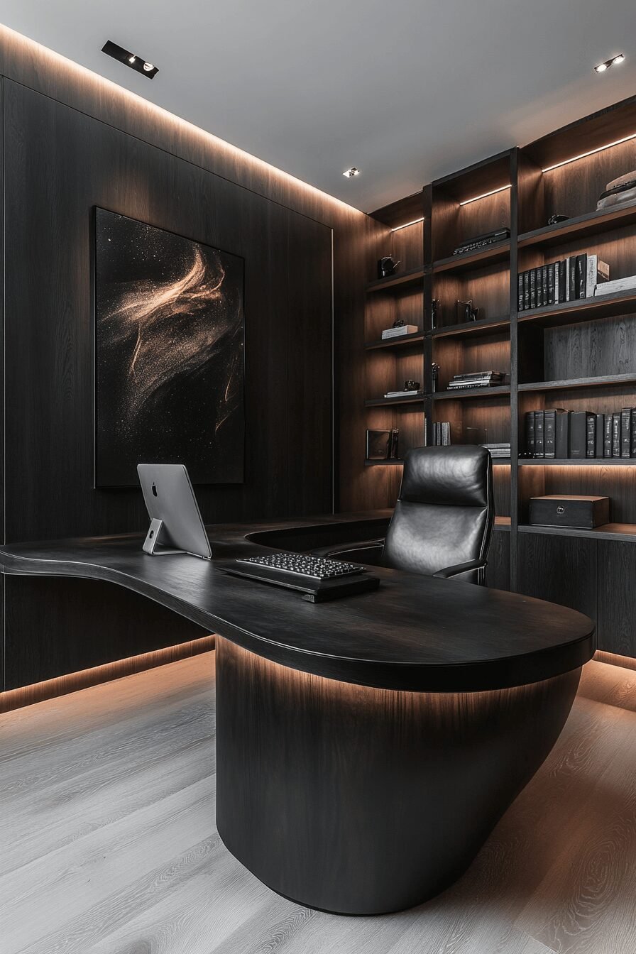29 Moody Home Office Makeovers That Turn Work into a Mood