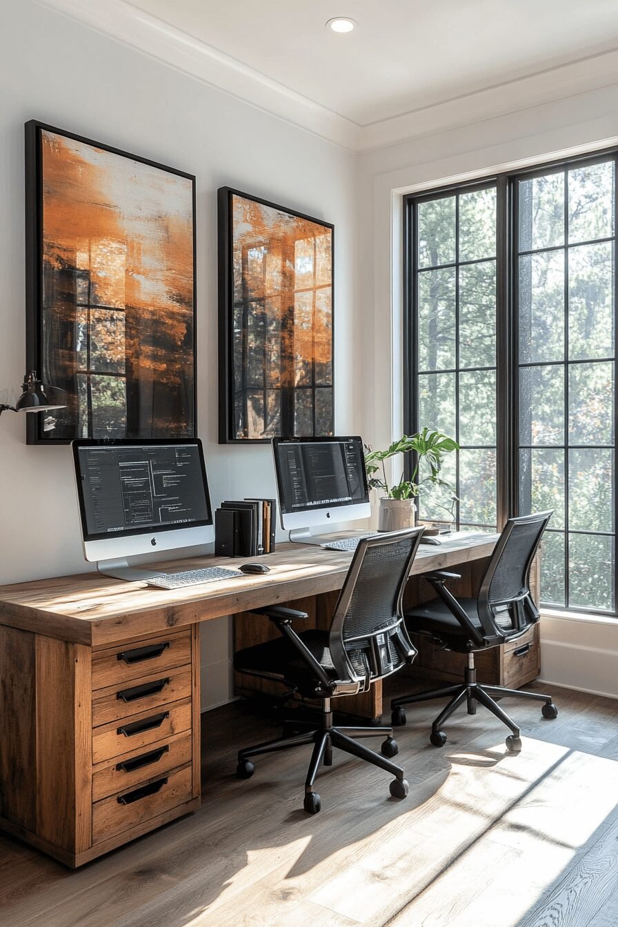 29 Home Office for Two People Spaces That Encourage Connection and Comfort
