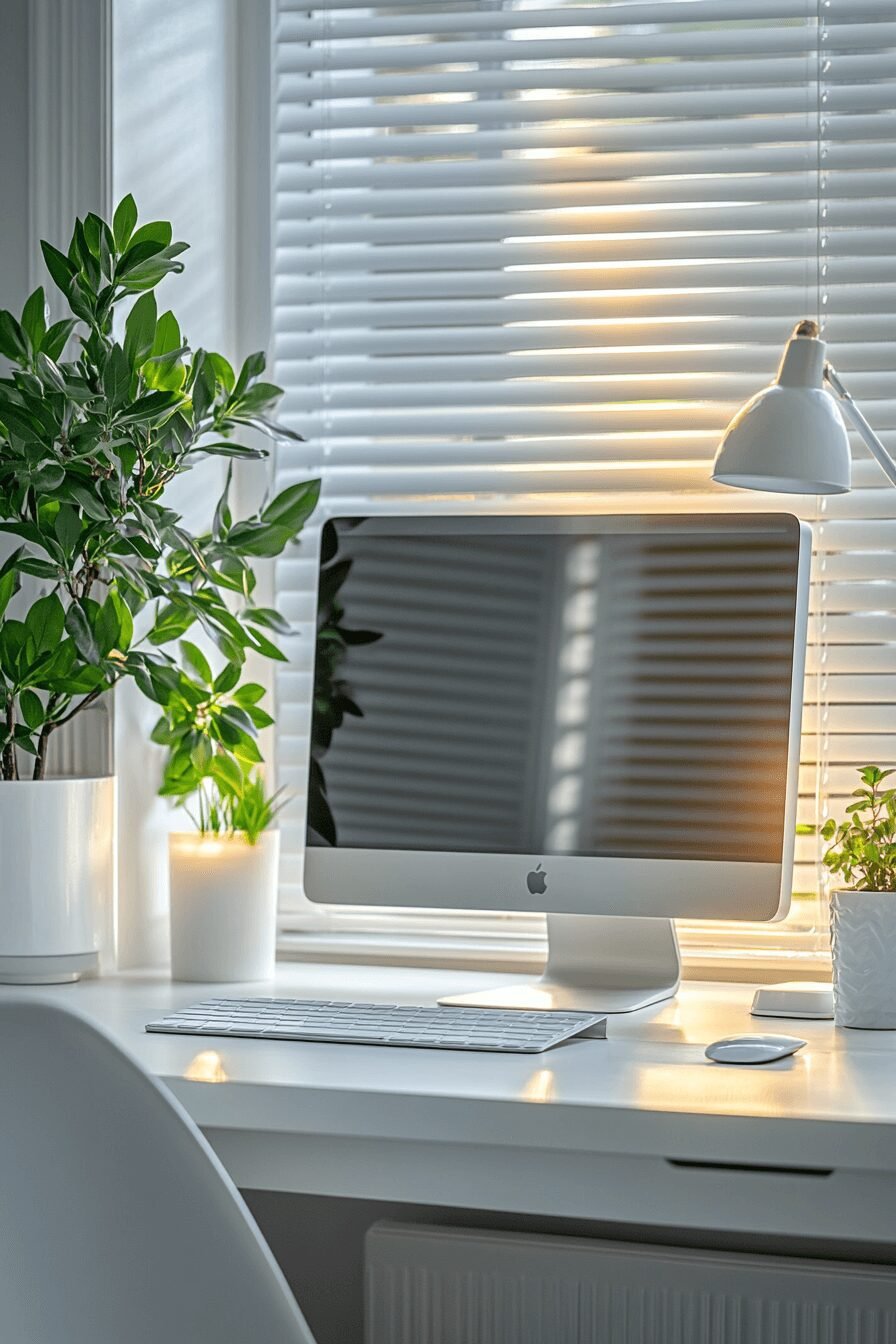 29 White Office Inspo Makeovers to Upgrade Your Workflow