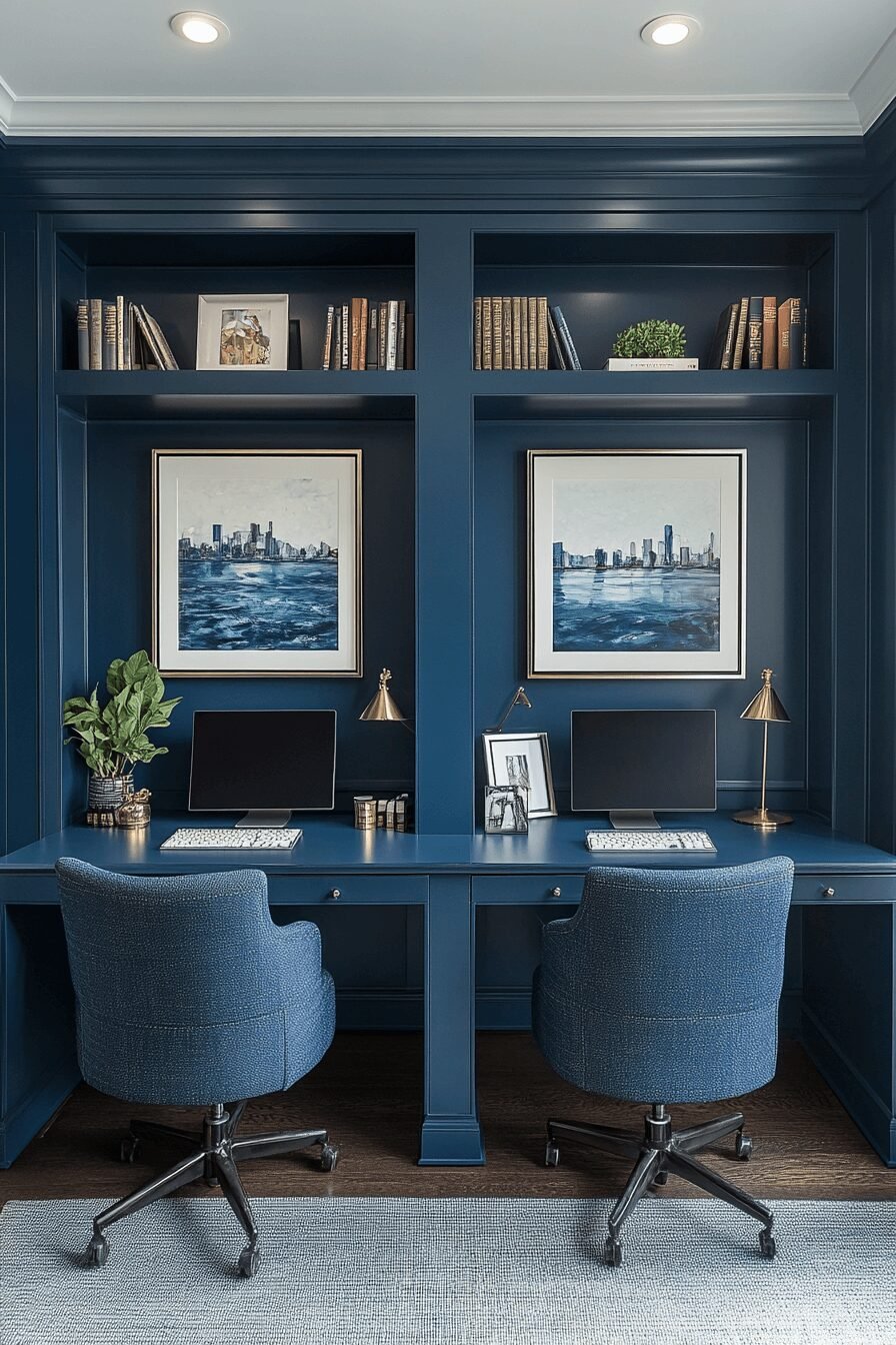 29 Home Office for Two People Spaces That Encourage Connection and Comfort
