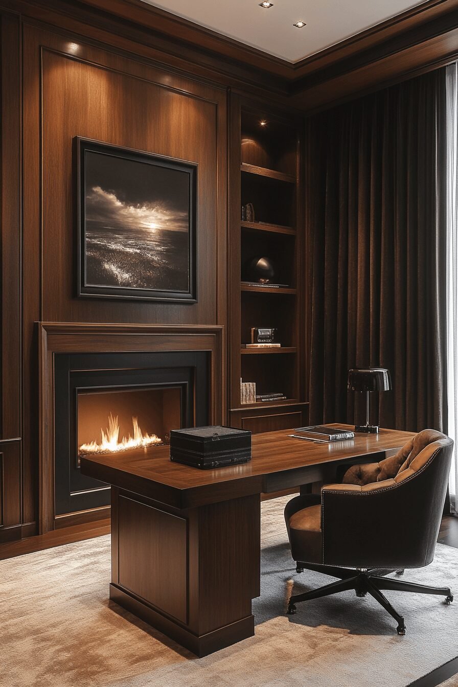 29 Moody Home Office Makeovers That Turn Work into a Mood