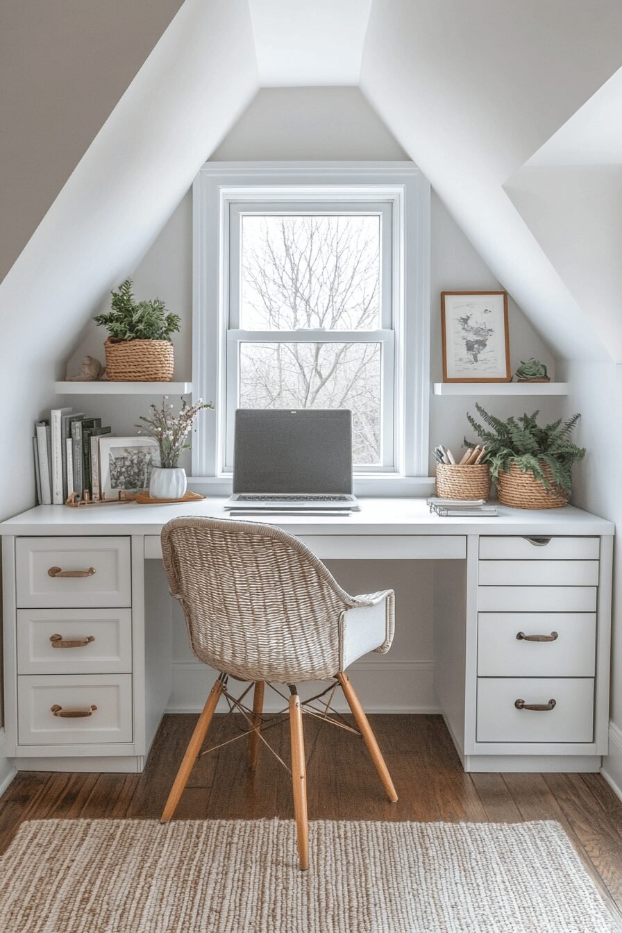 29 White Office Inspo Makeovers to Upgrade Your Workflow