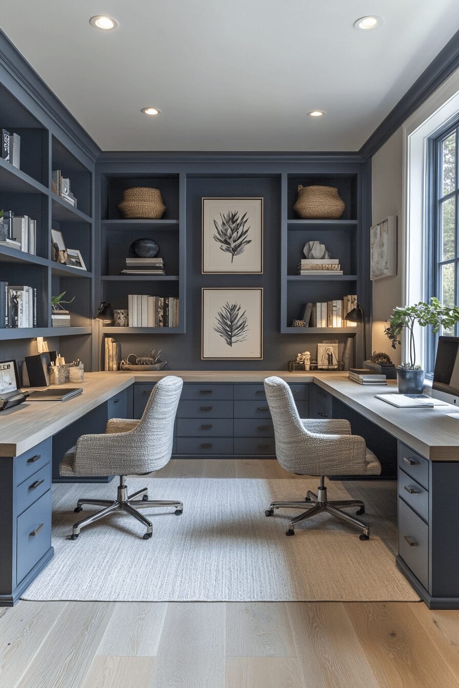 29 Home Office for Two People Spaces That Encourage Connection and Comfort