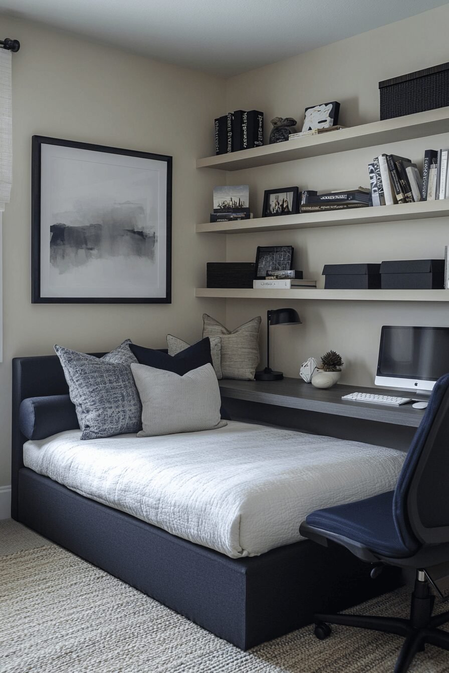 29 Home Office Guest Room Combo Designs with Dual-Purpose Style