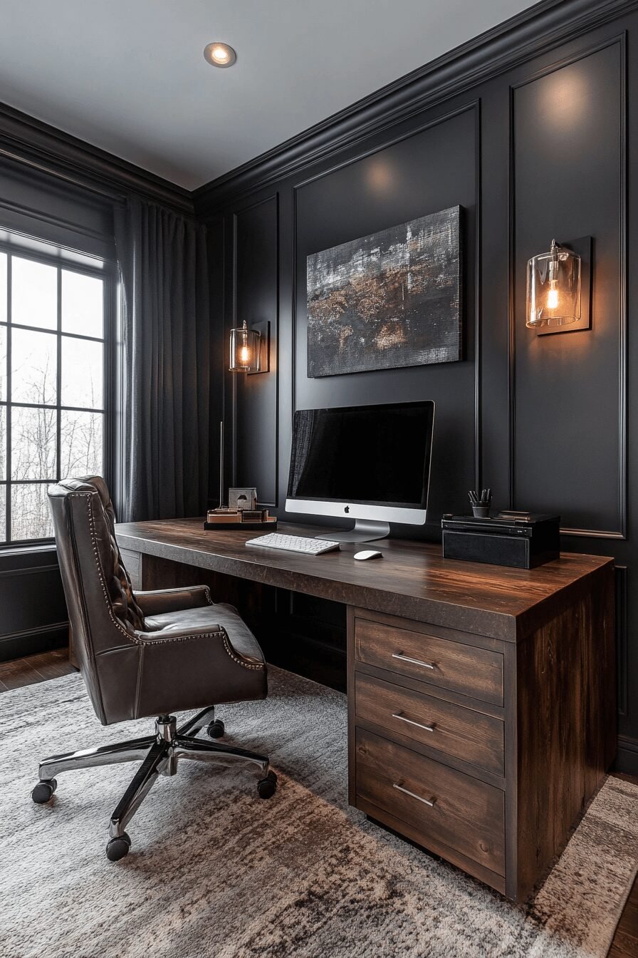 29 Home Office for Men Decor Tips for a Bold and Professional Look