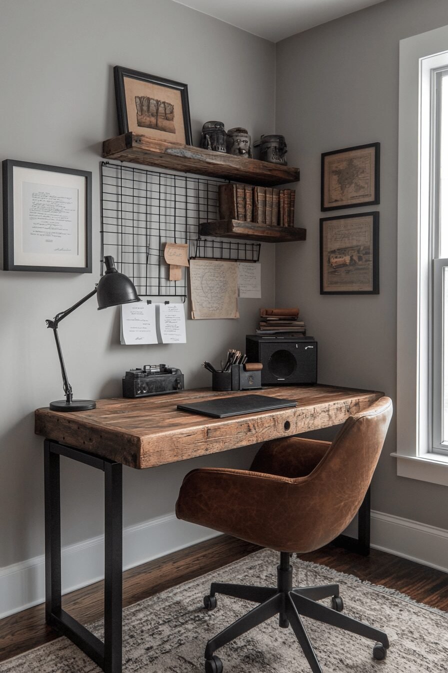 29 Vintage Home Office Styles That Blend Nostalgia with Productivity