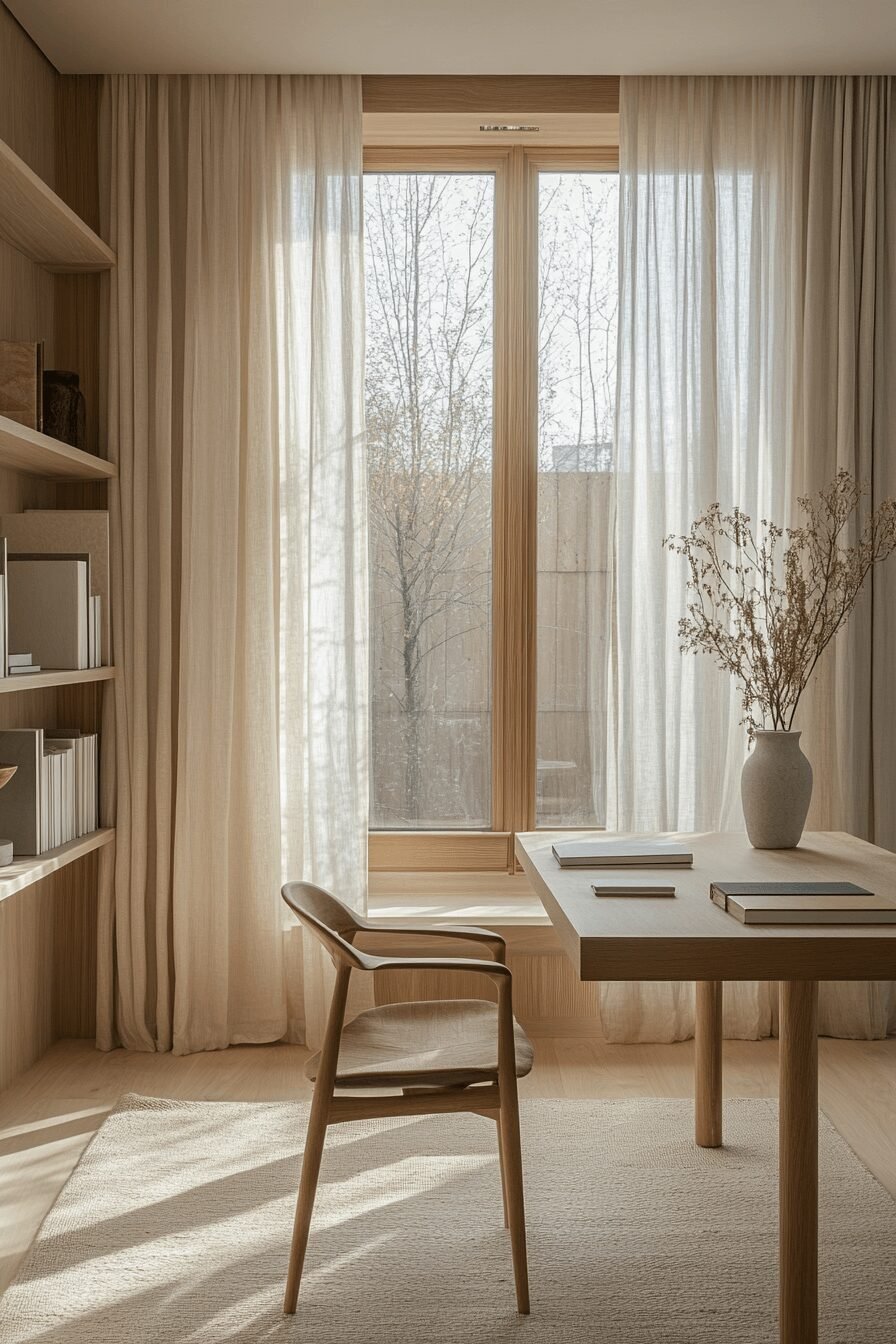 29 Japandi Home Office Ideas to Elevate Your Workday Serenity