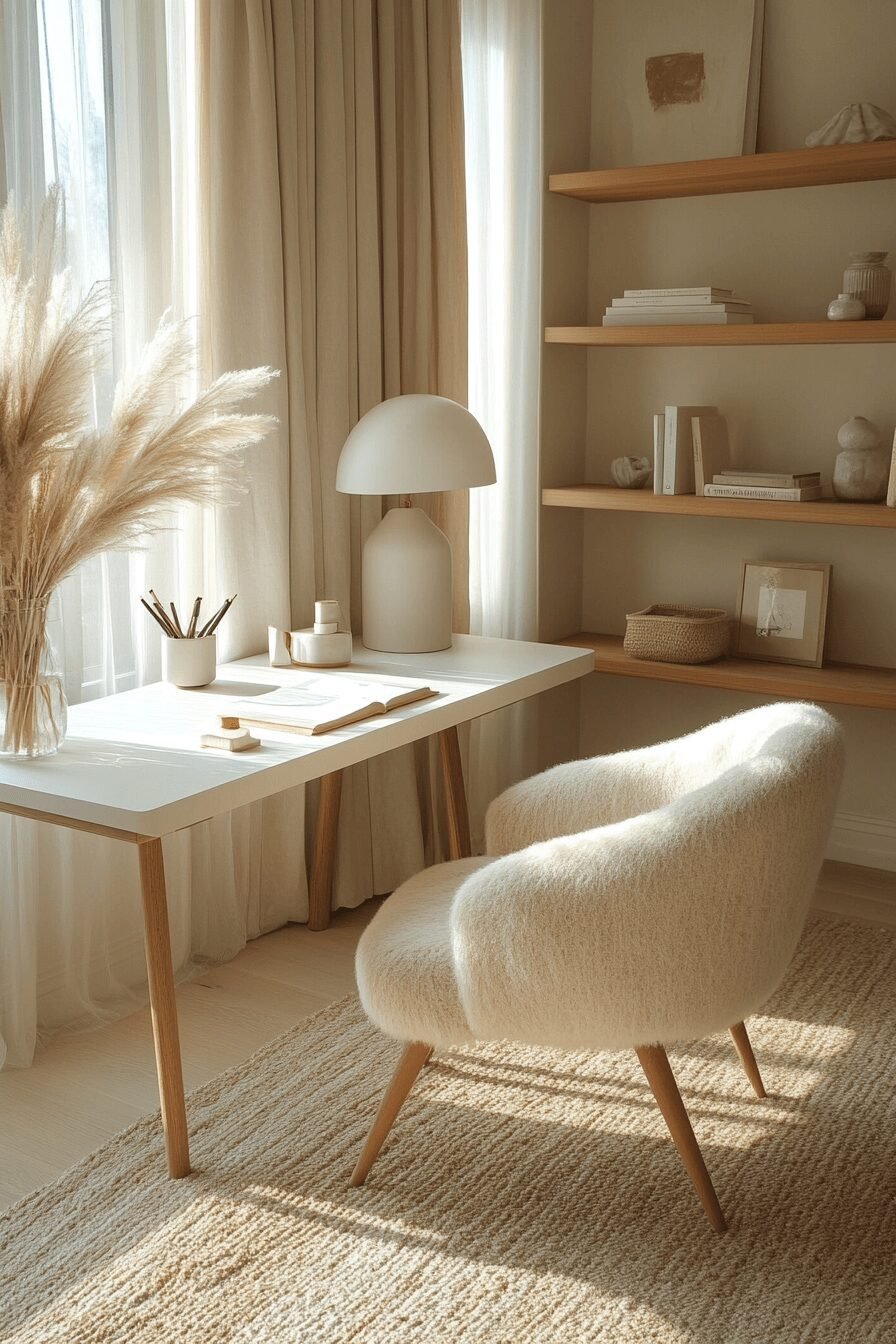 29 White Office Inspo Makeovers to Upgrade Your Workflow