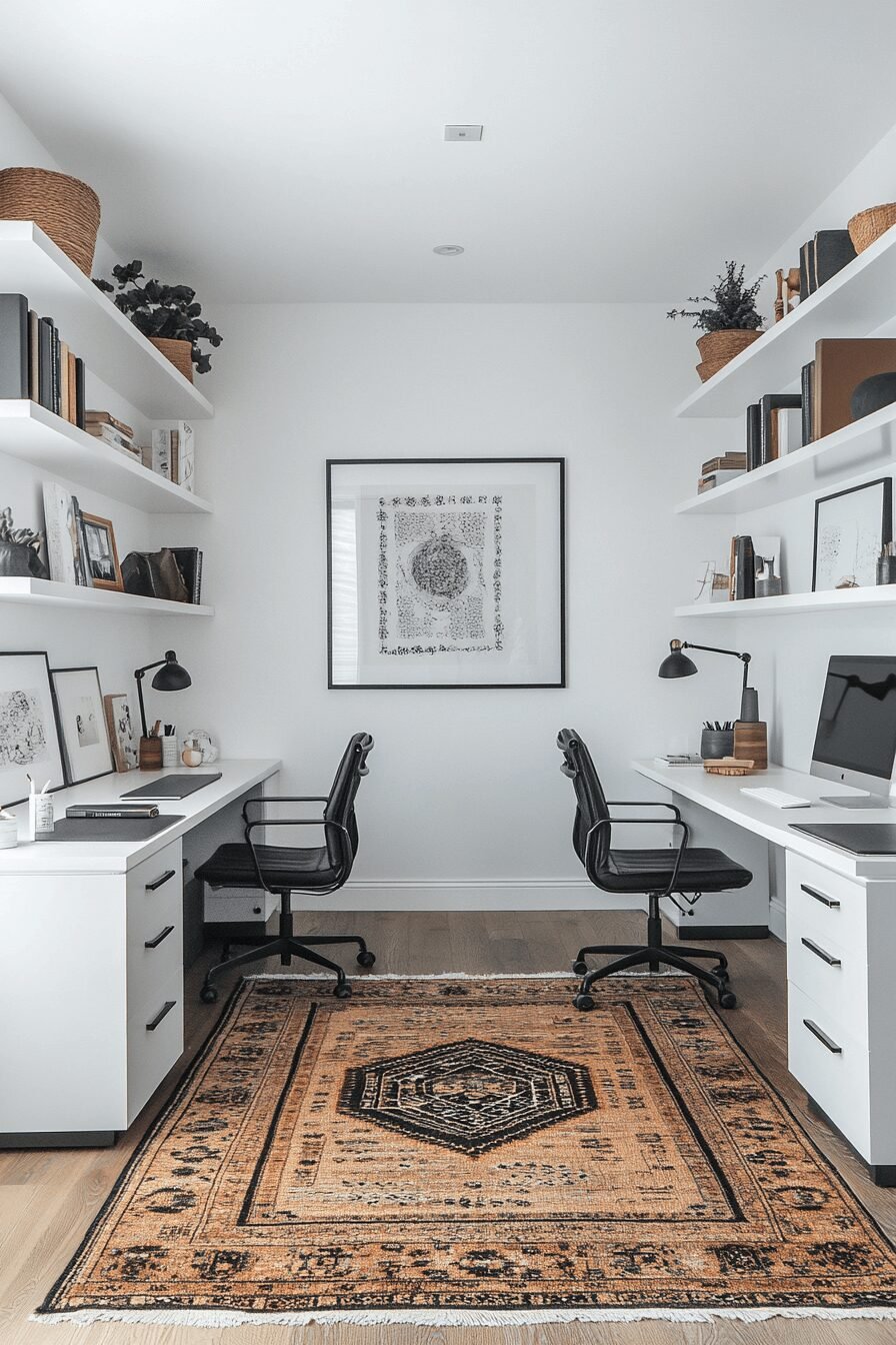 29 Home Office for Two People Spaces That Encourage Connection and Comfort