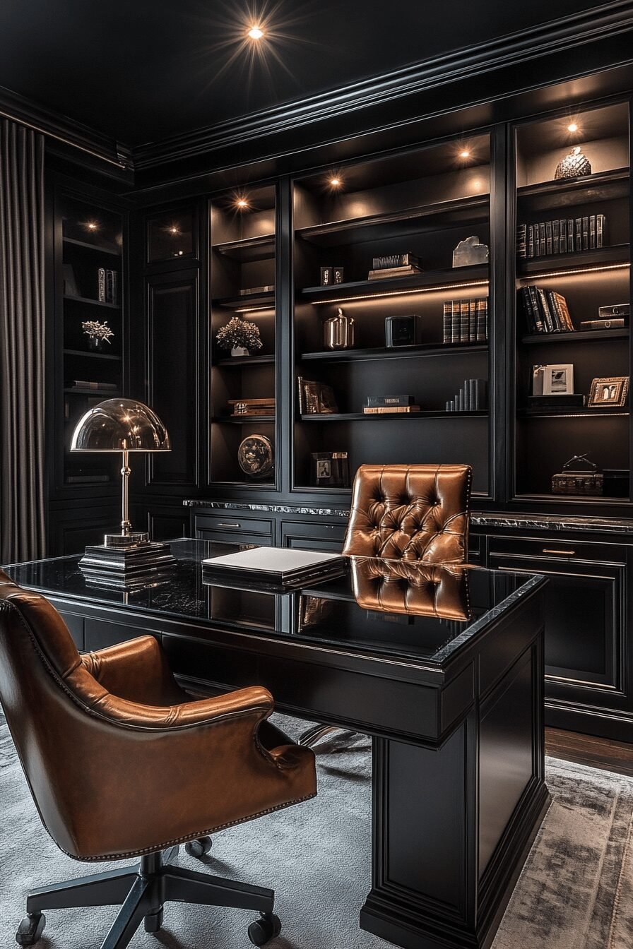 29 Moody Home Office Makeovers That Turn Work into a Mood