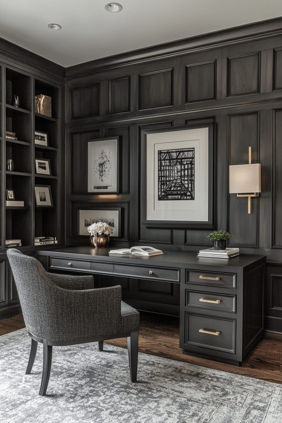 29 Moody Home Office Makeovers That Turn Work into a Mood