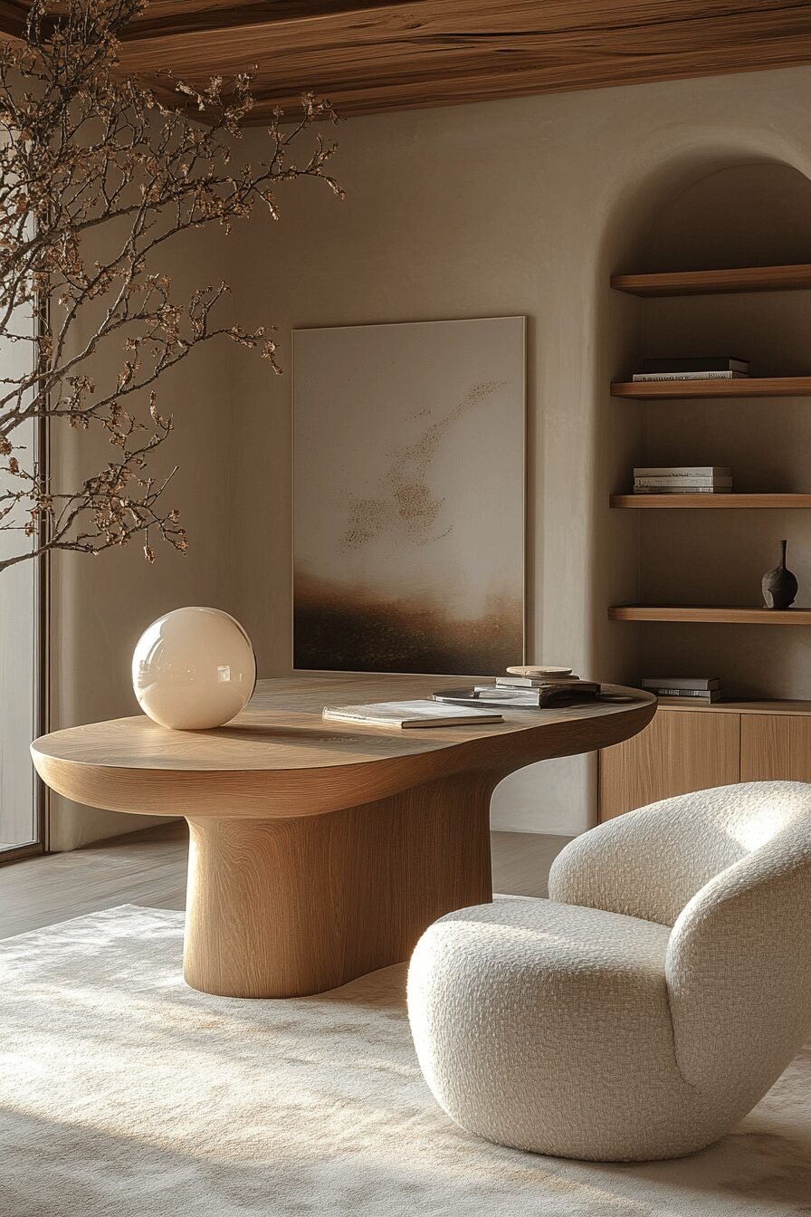 29 Japandi Home Office Ideas to Elevate Your Workday Serenity